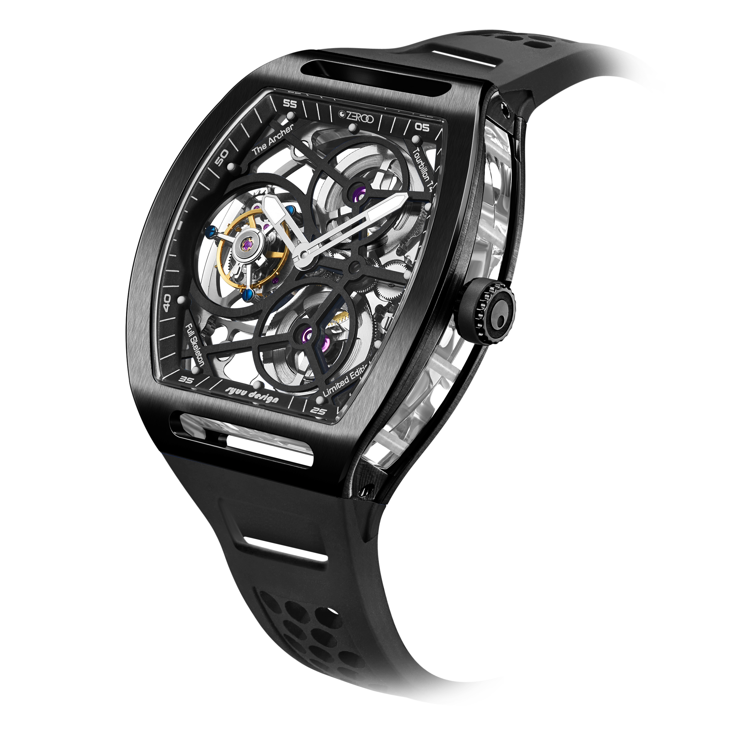 ZEROO T4 | THE ARCHER FULL SKELETON TOURBILLON