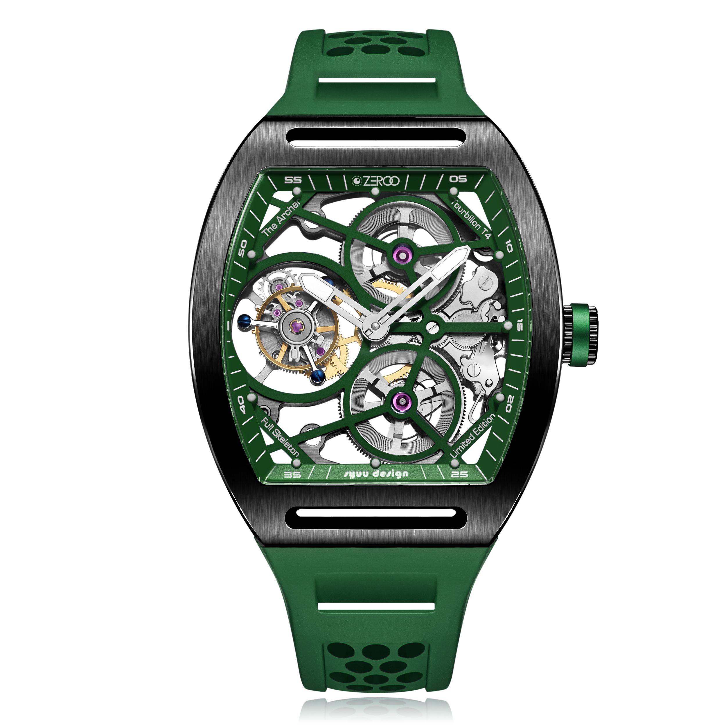 ZEROO T4 | THE ARCHER FULL SKELETON TOURBILLON