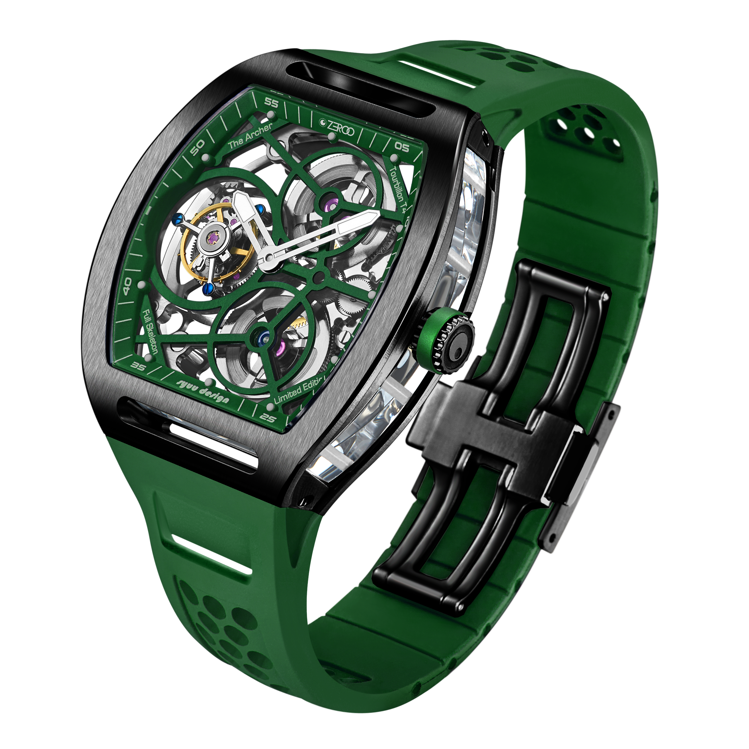 ZEROO T4 | THE ARCHER FULL SKELETON TOURBILLON