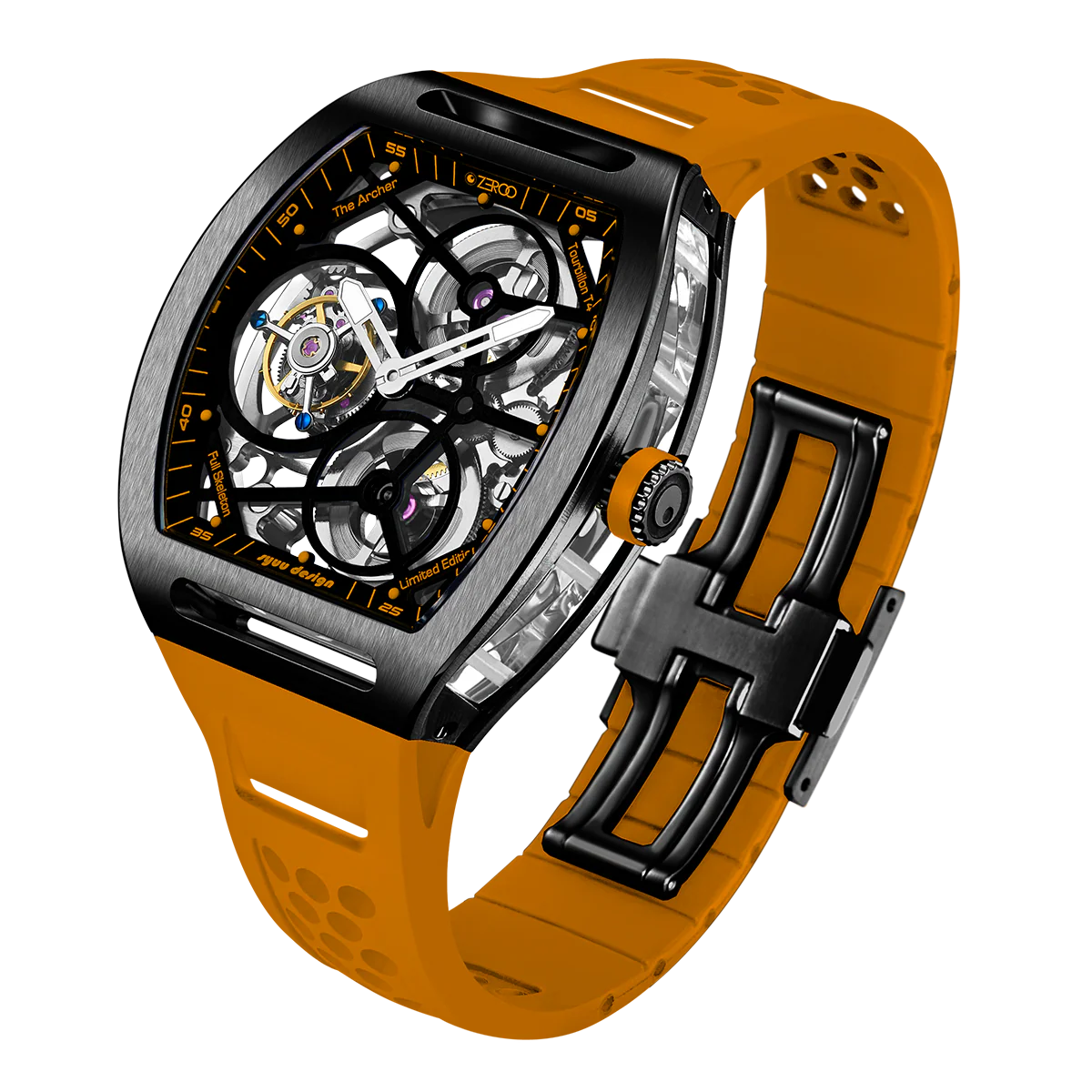 ZEROO T4 | THE ARCHER FULL SKELETON TOURBILLON