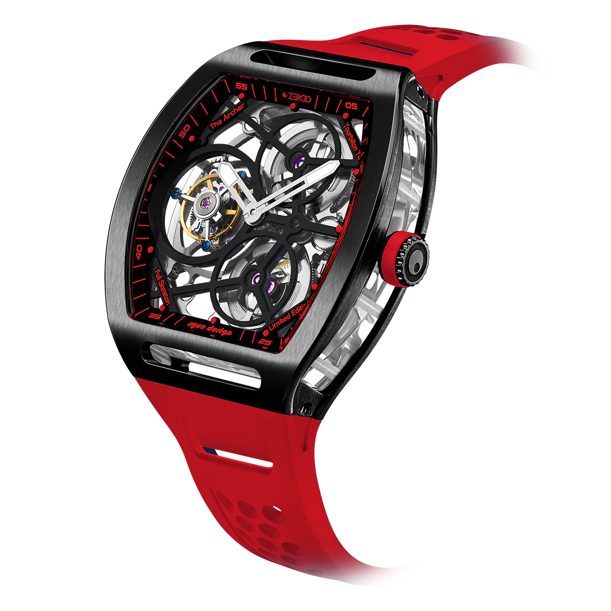 ZEROO T4 | THE ARCHER FULL SKELETON TOURBILLON