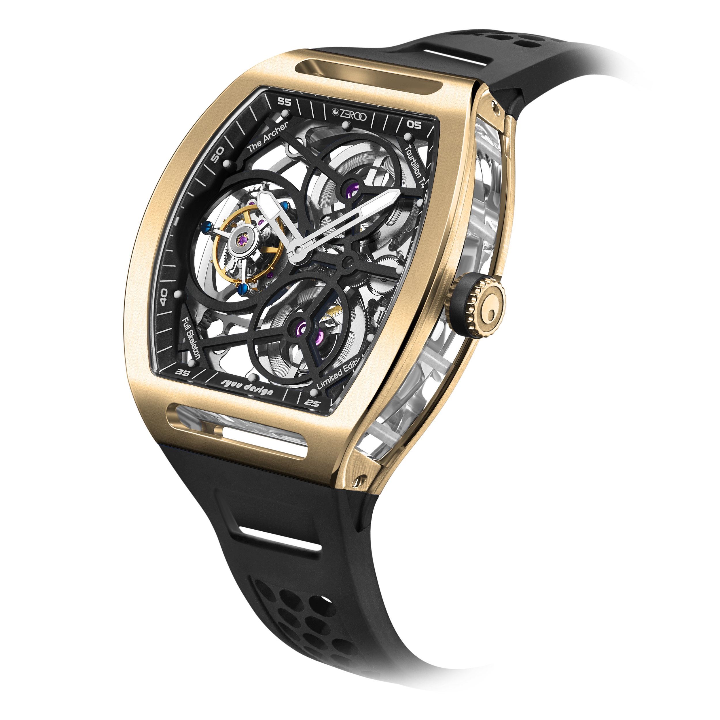 ZEROO T4 | THE ARCHER FULL SKELETON TOURBILLON