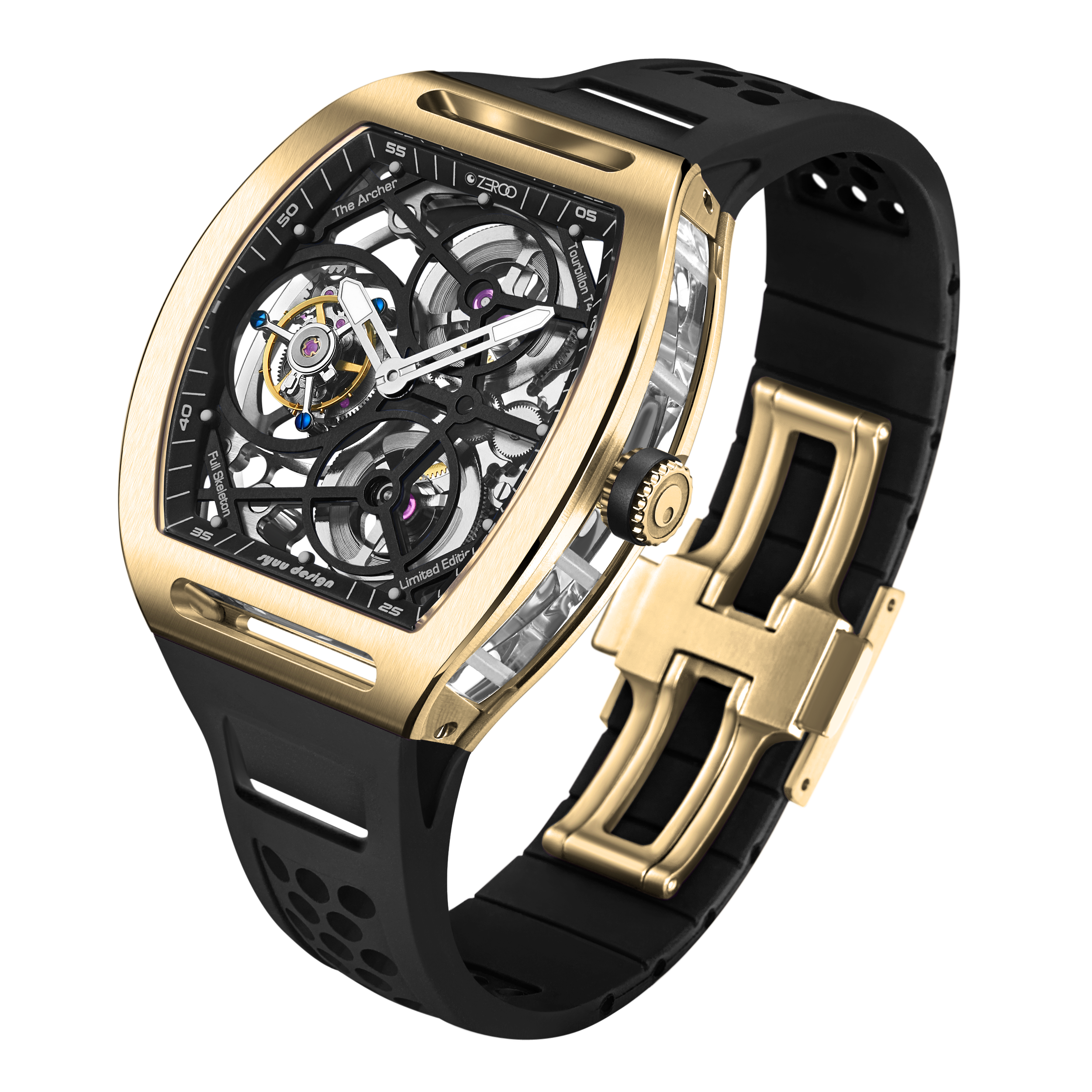 ZEROO T4 | THE ARCHER FULL SKELETON TOURBILLON