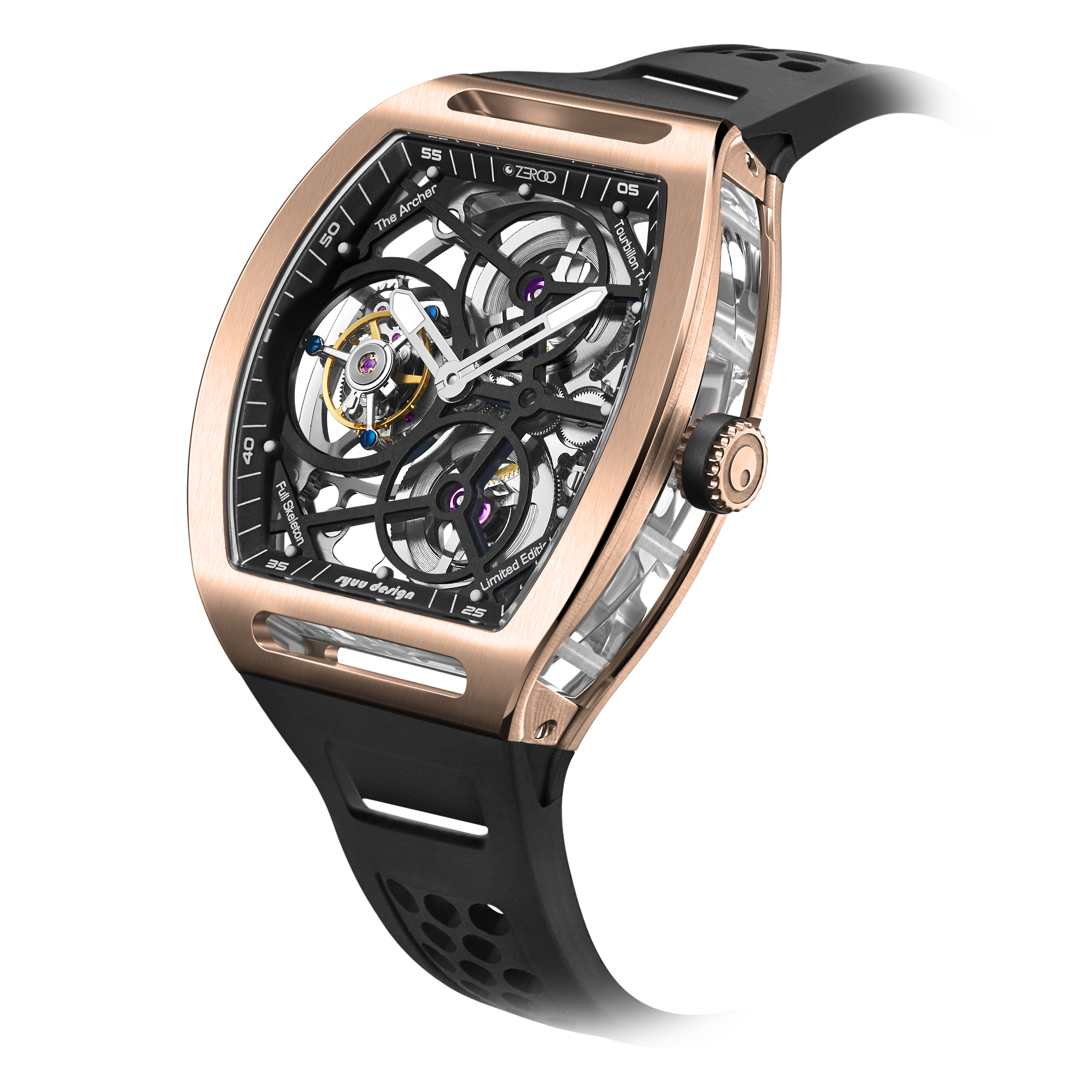 ZEROO T4 | THE ARCHER FULL SKELETON TOURBILLON