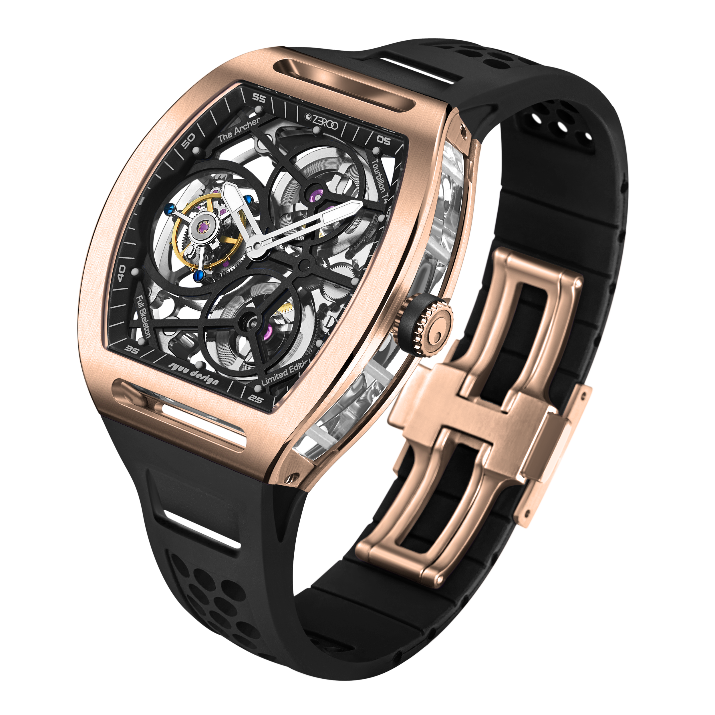ZEROO T4 | THE ARCHER FULL SKELETON TOURBILLON