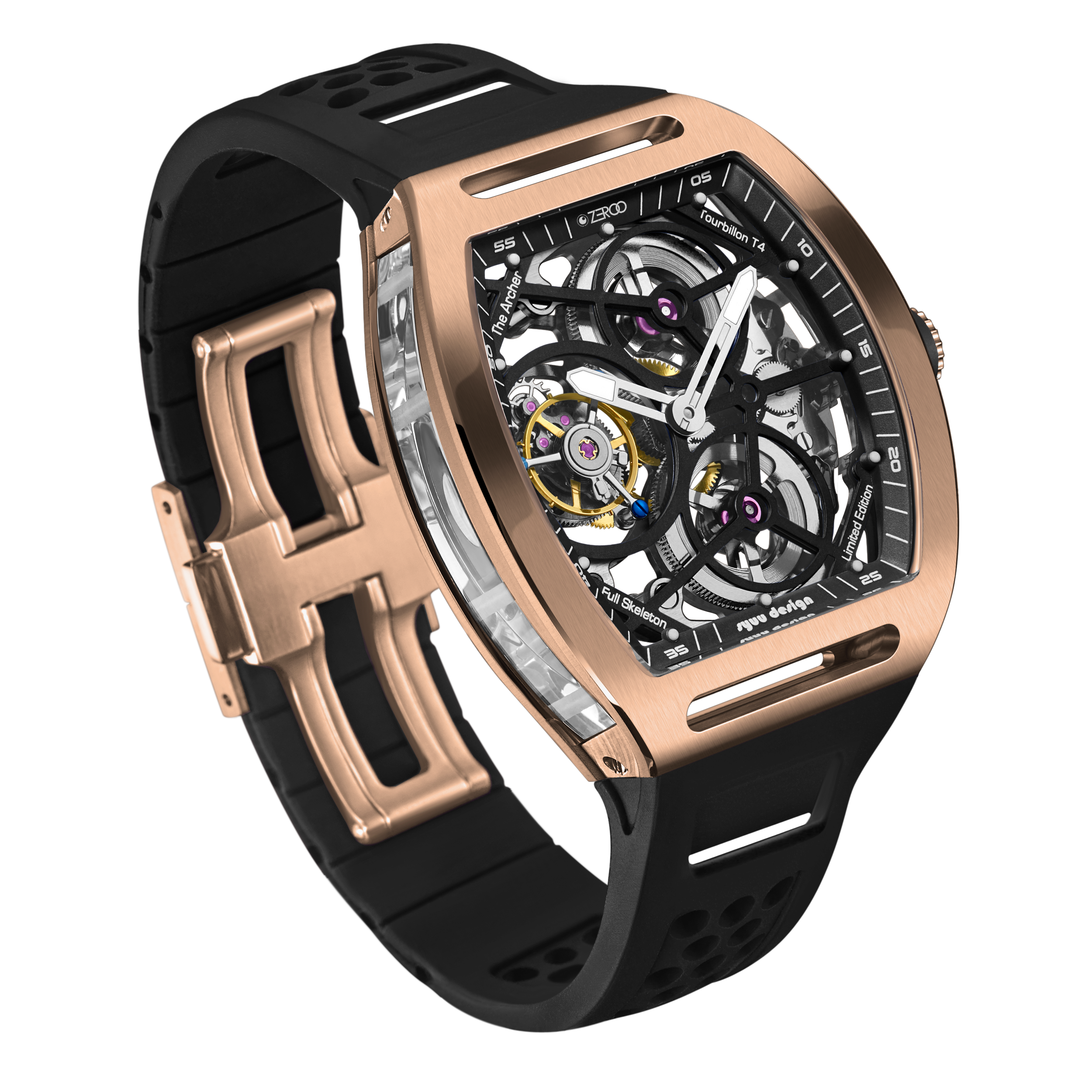 ZEROO T4 | THE ARCHER FULL SKELETON TOURBILLON