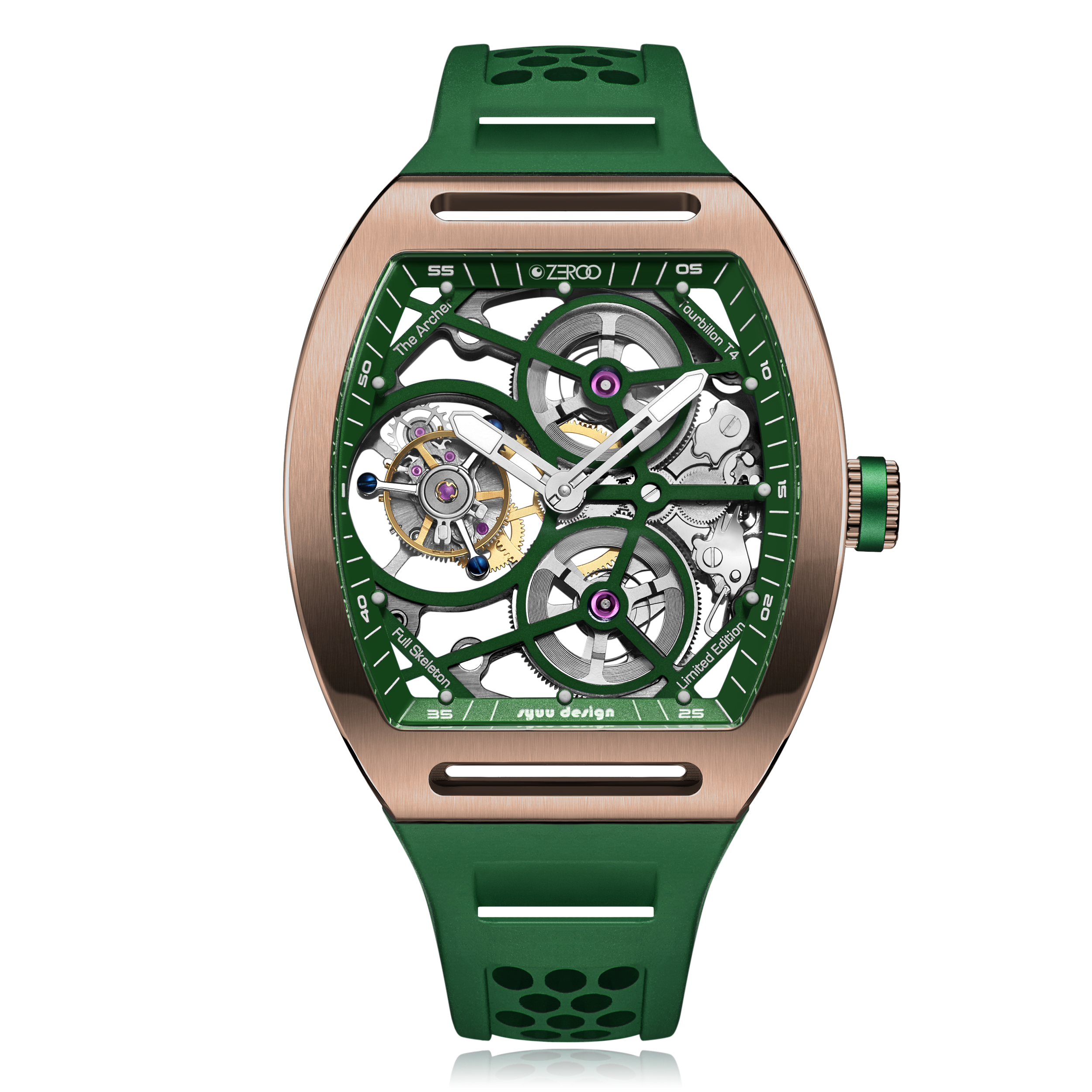 ZEROO T4 | THE ARCHER FULL SKELETON TOURBILLON