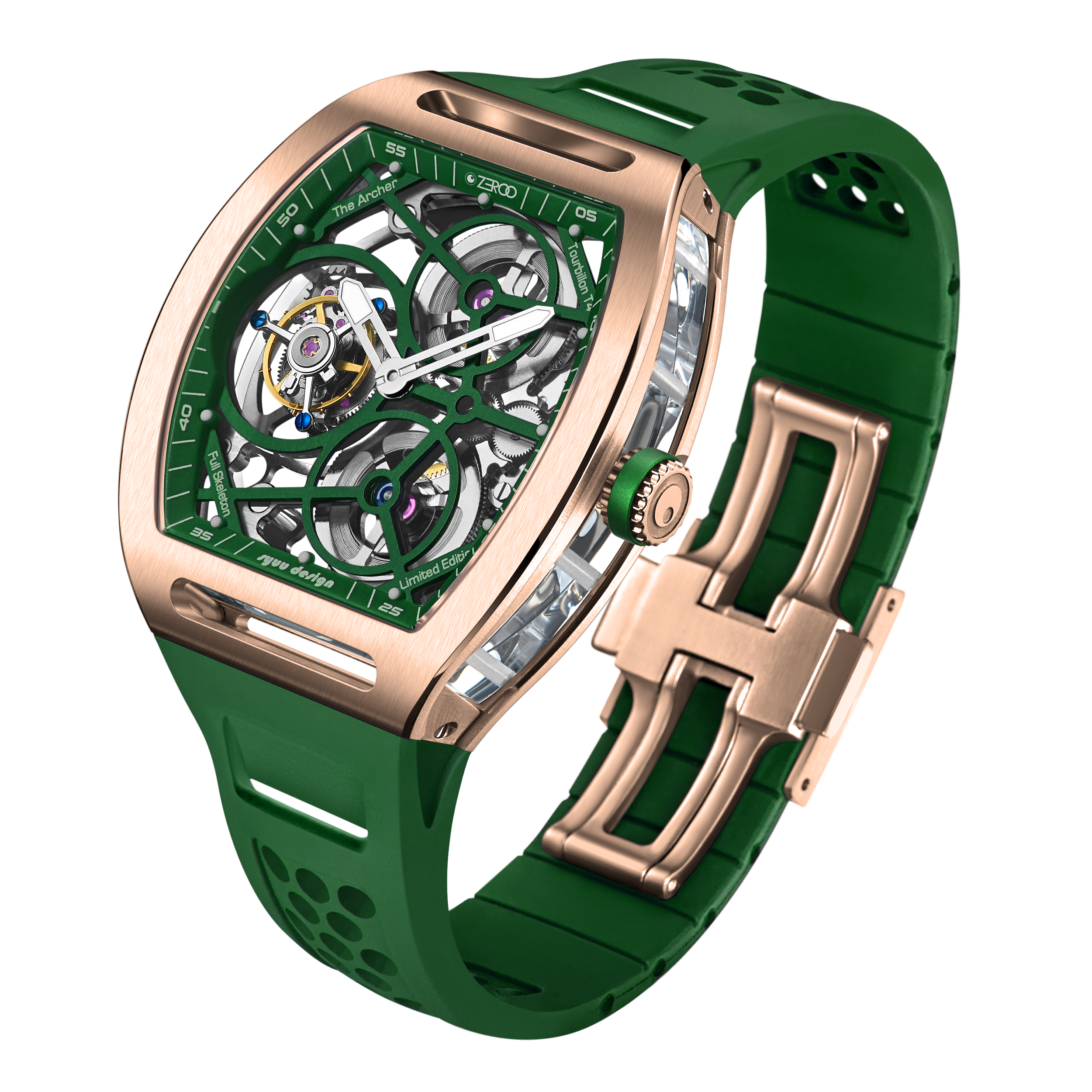 ZEROO T4 | THE ARCHER FULL SKELETON TOURBILLON