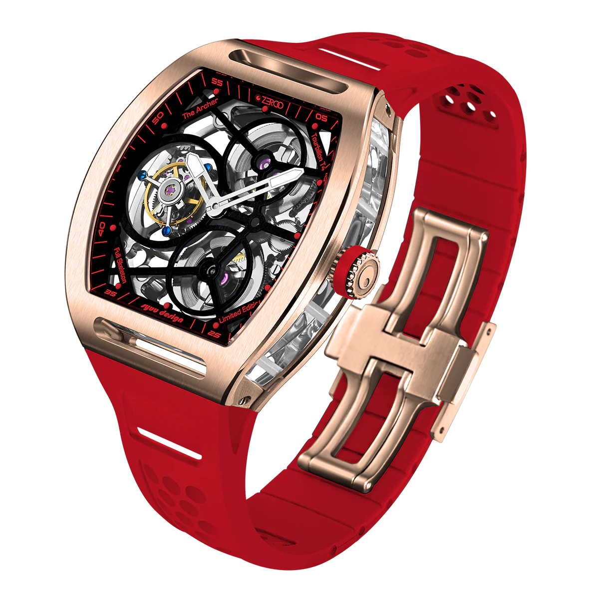 ZEROO T4 | THE ARCHER FULL SKELETON TOURBILLON