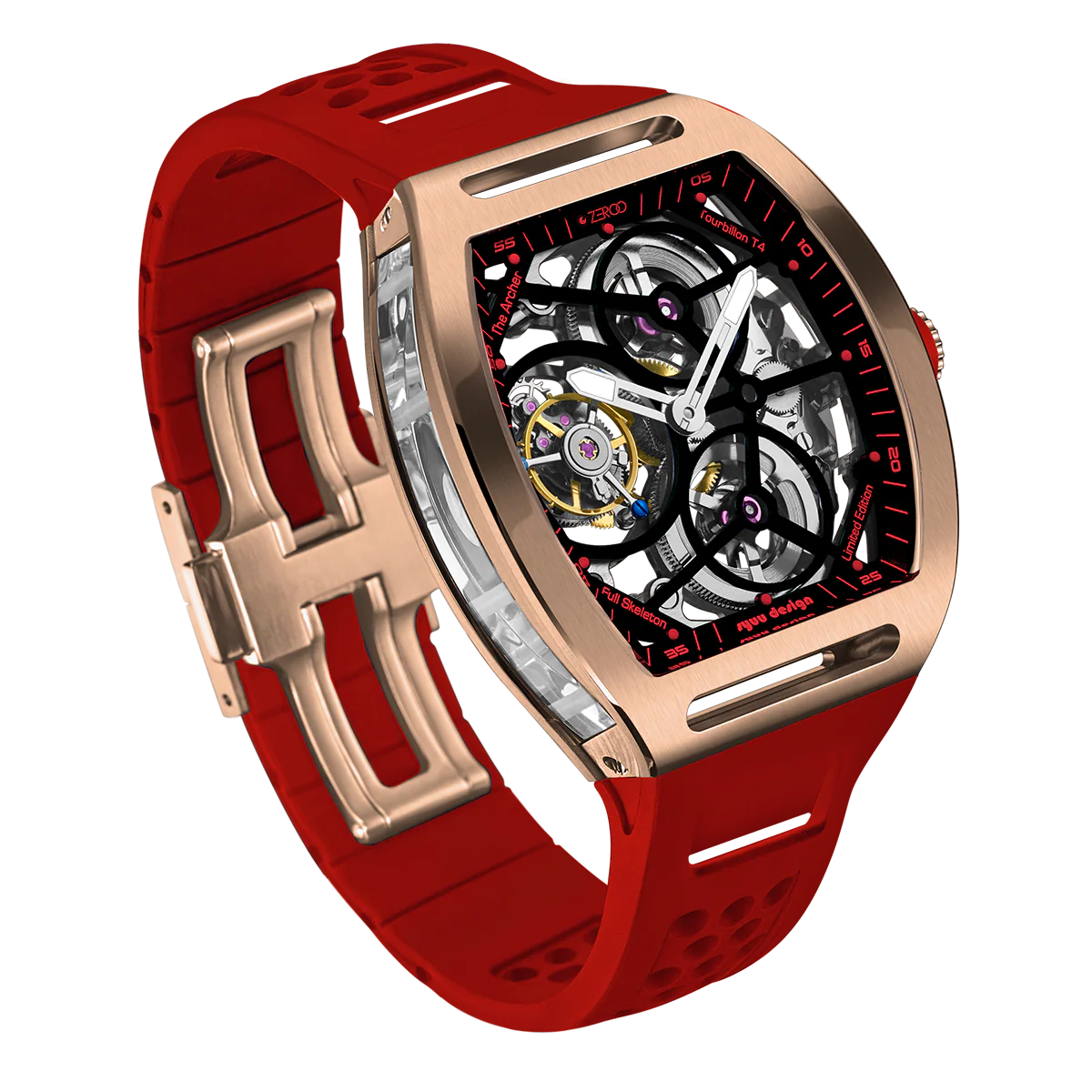 ZEROO T4 | THE ARCHER FULL SKELETON TOURBILLON
