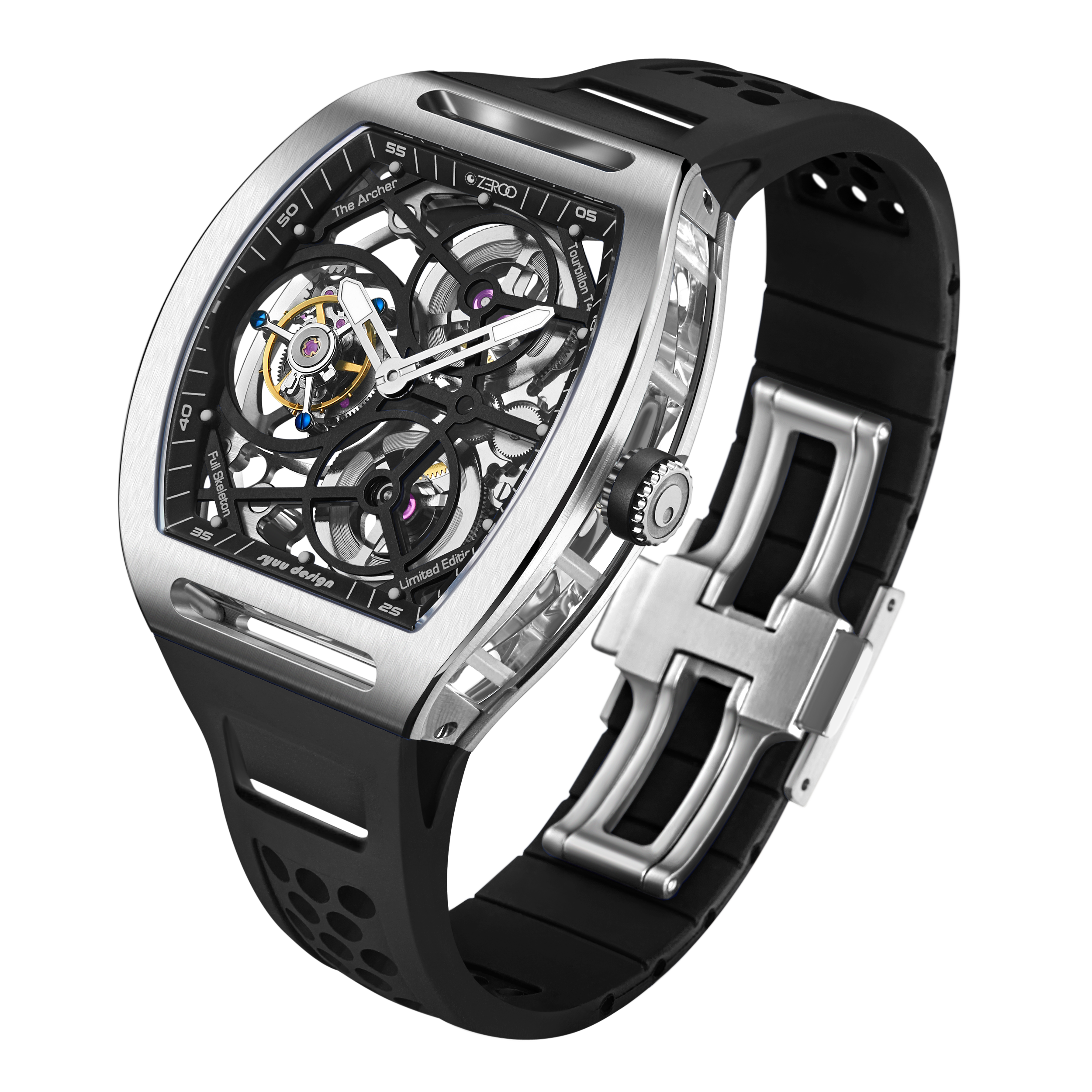 ZEROO T4 | THE ARCHER FULL SKELETON TOURBILLON