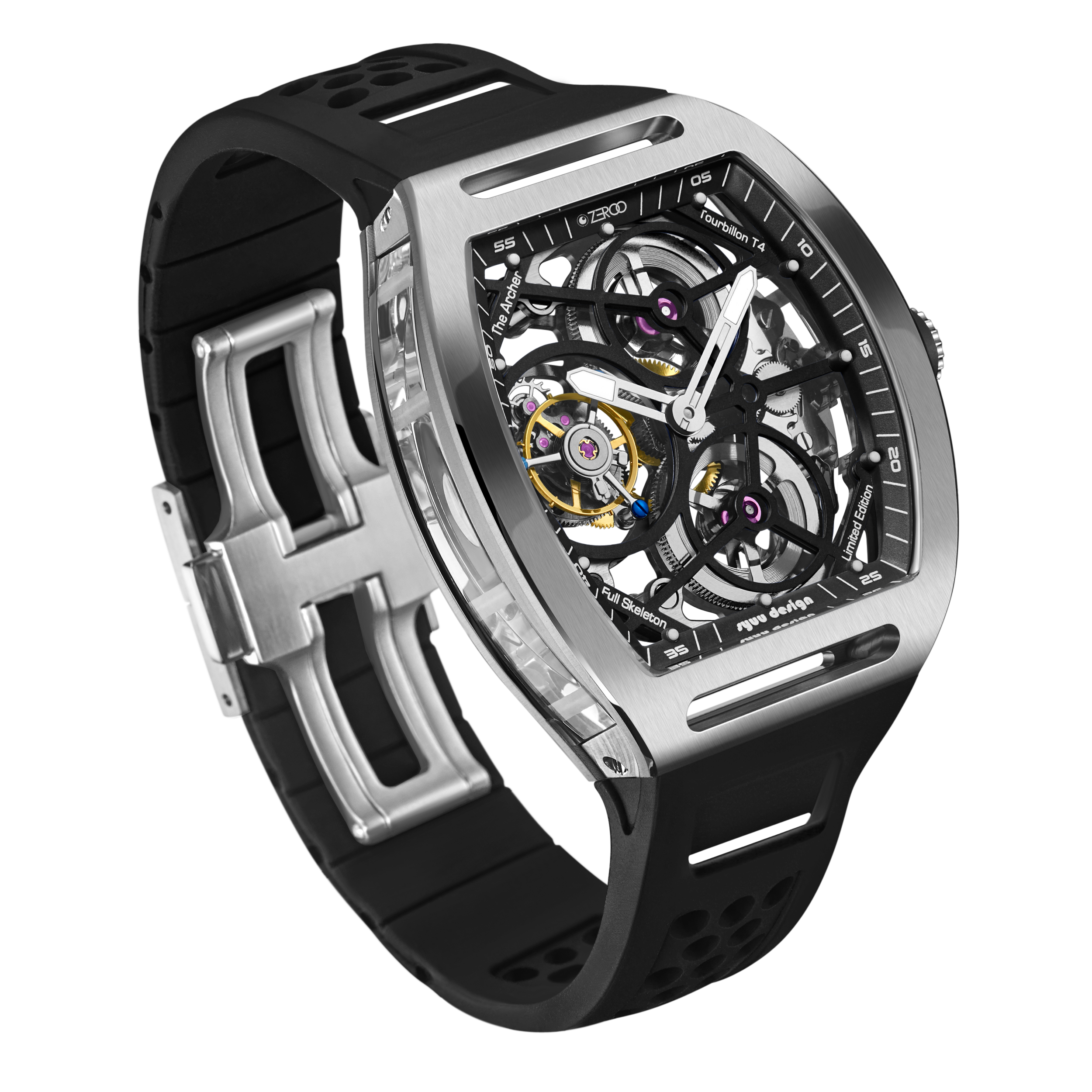 ZEROO T4 | THE ARCHER FULL SKELETON TOURBILLON