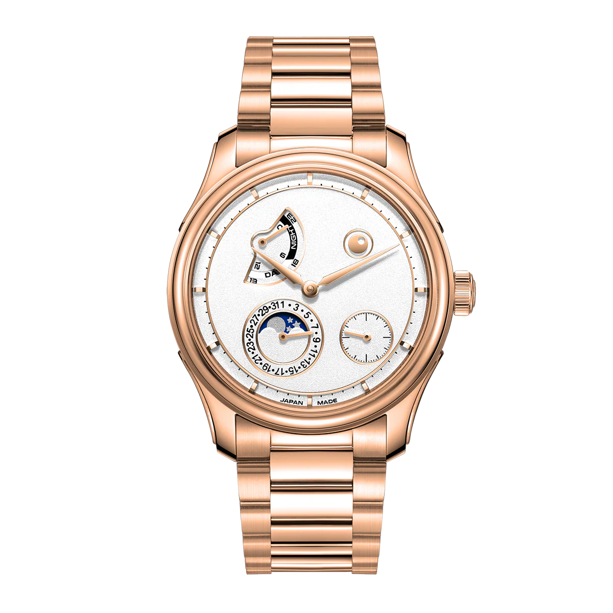 ZEROO C5 | KEIGO CLASSIC AUTOMATIC MOON PHASE LIMITED EDTION 300PCS