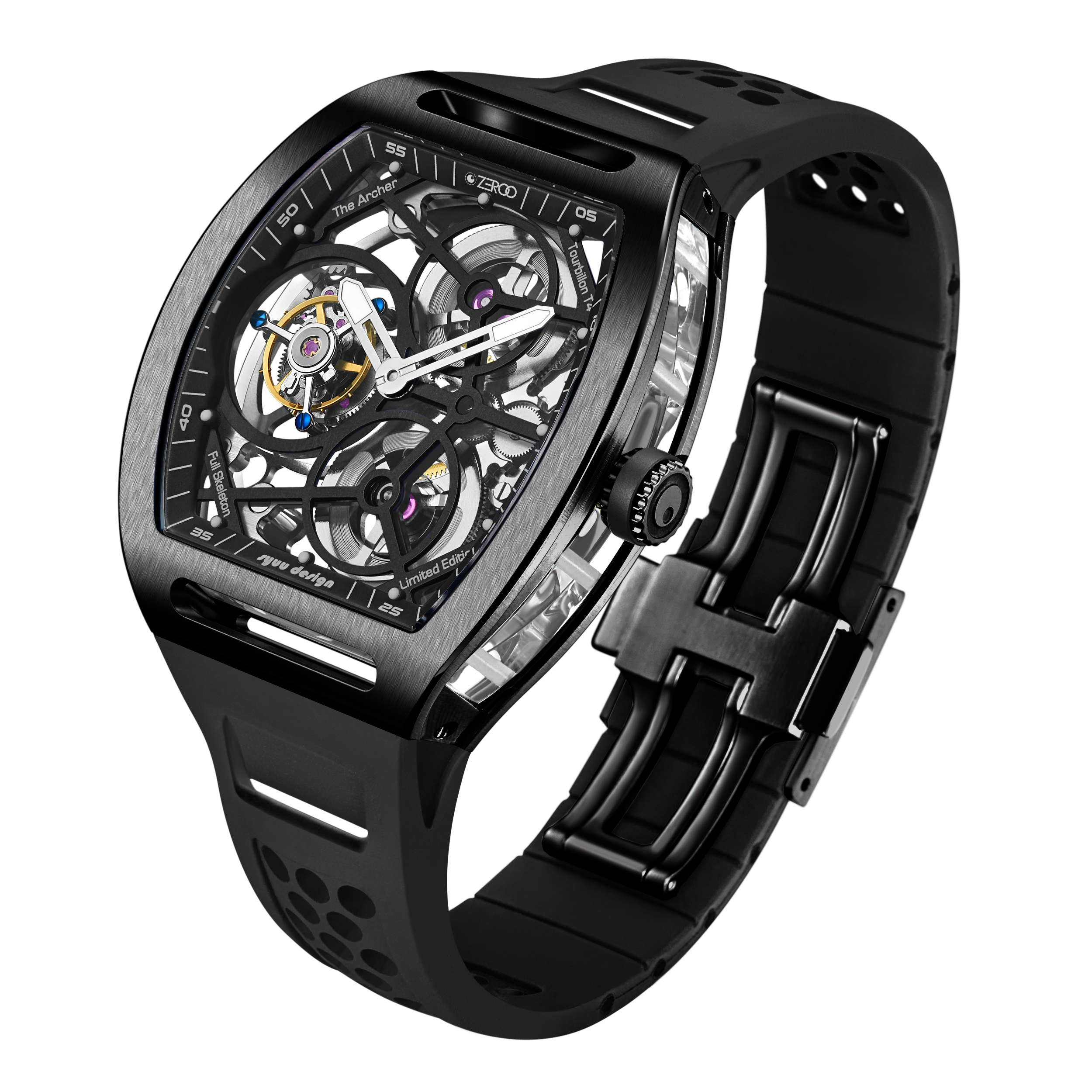 ZEROO T4 | THE ARCHER FULL SKELETON TOURBILLON