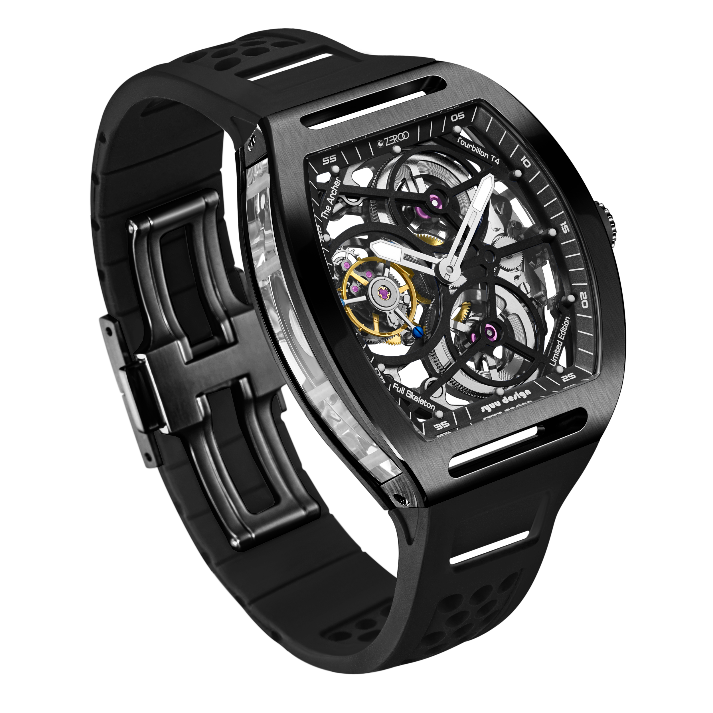 ZEROO T4 | THE ARCHER FULL SKELETON TOURBILLON