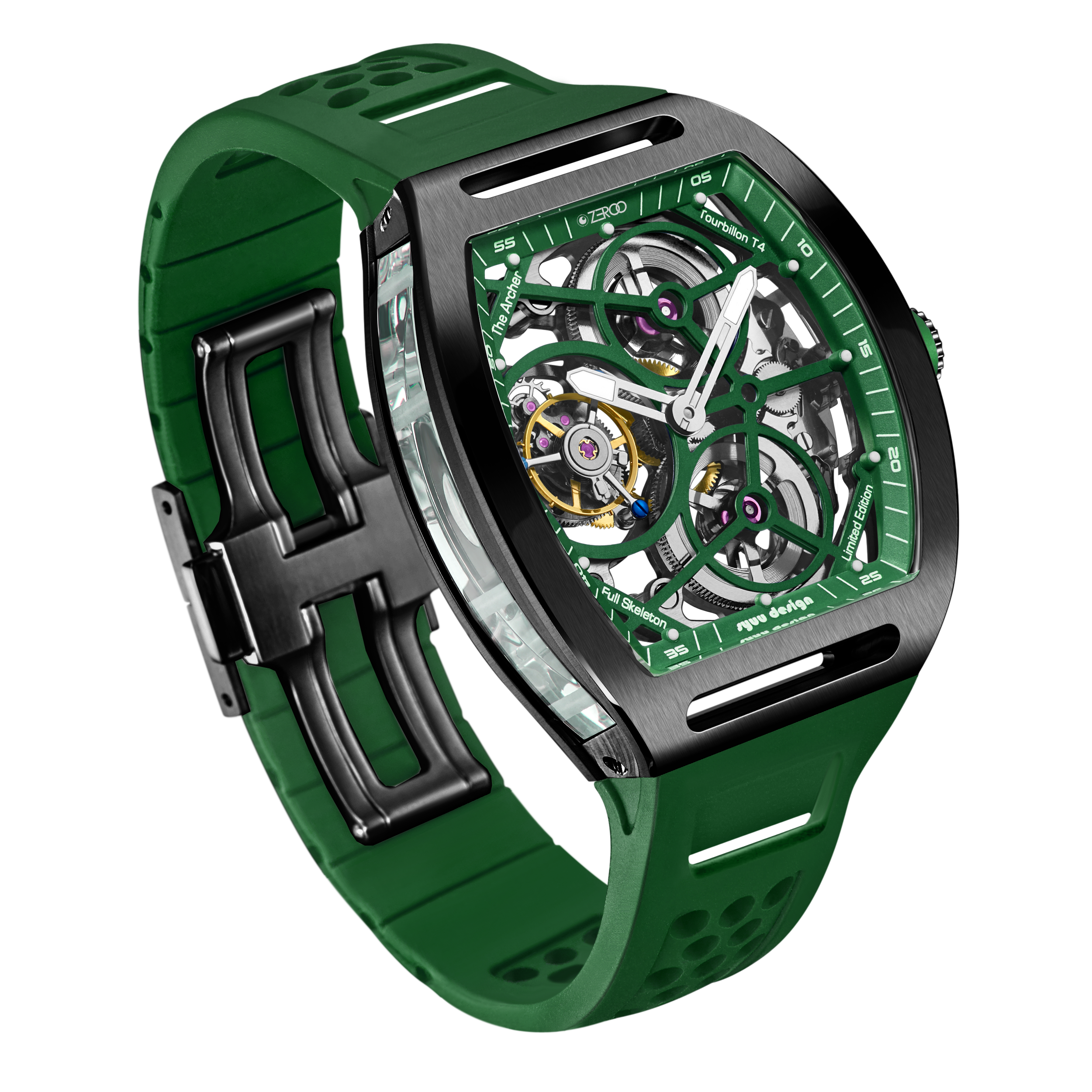 ZEROO T4 | THE ARCHER FULL SKELETON TOURBILLON