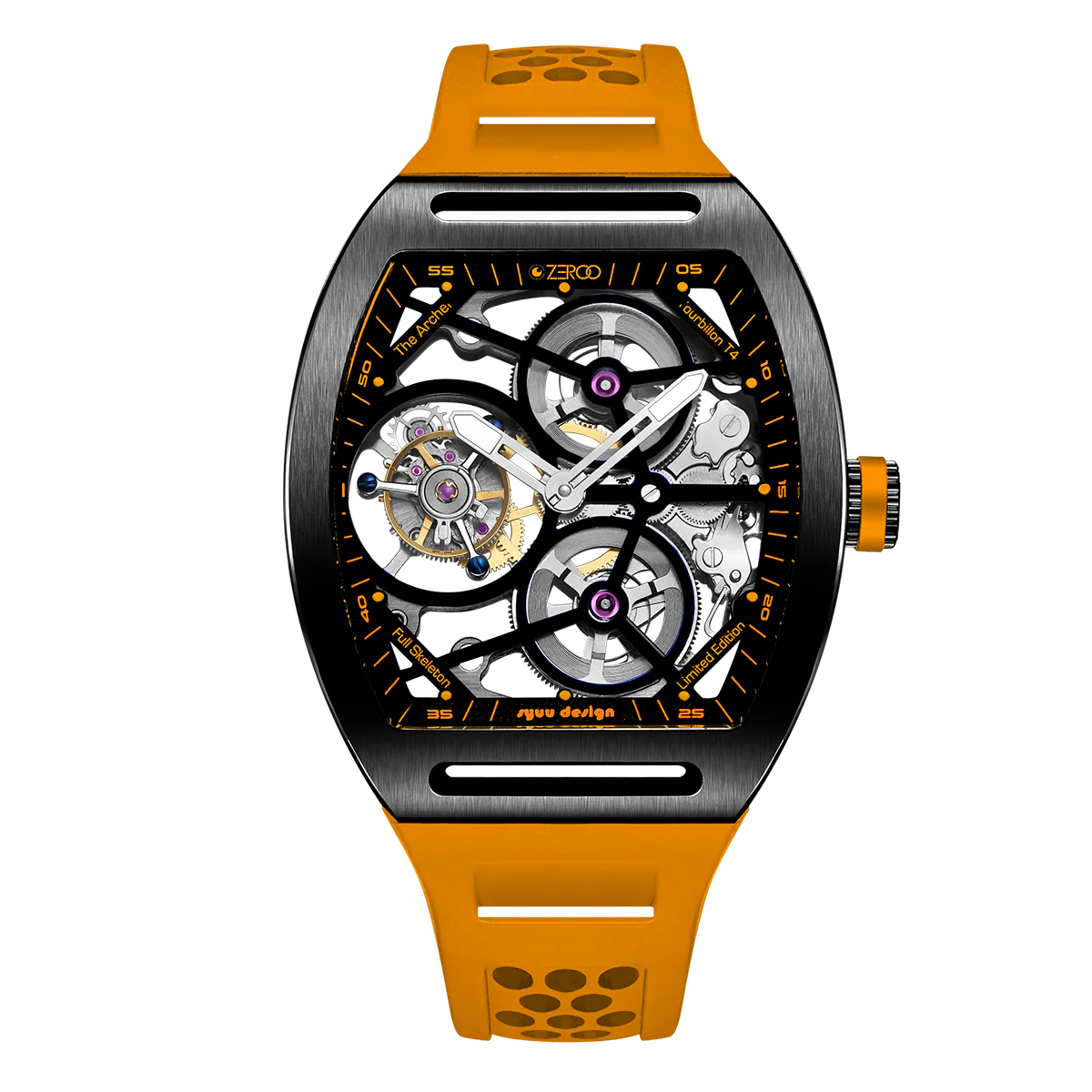 ZEROO T4 | THE ARCHER FULL SKELETON TOURBILLON