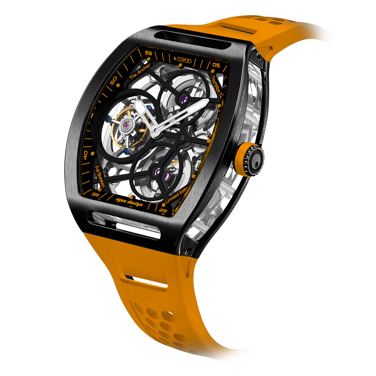 ZEROO T4 | THE ARCHER FULL SKELETON TOURBILLON