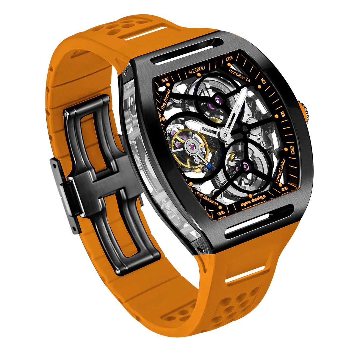 ZEROO T4 | THE ARCHER FULL SKELETON TOURBILLON
