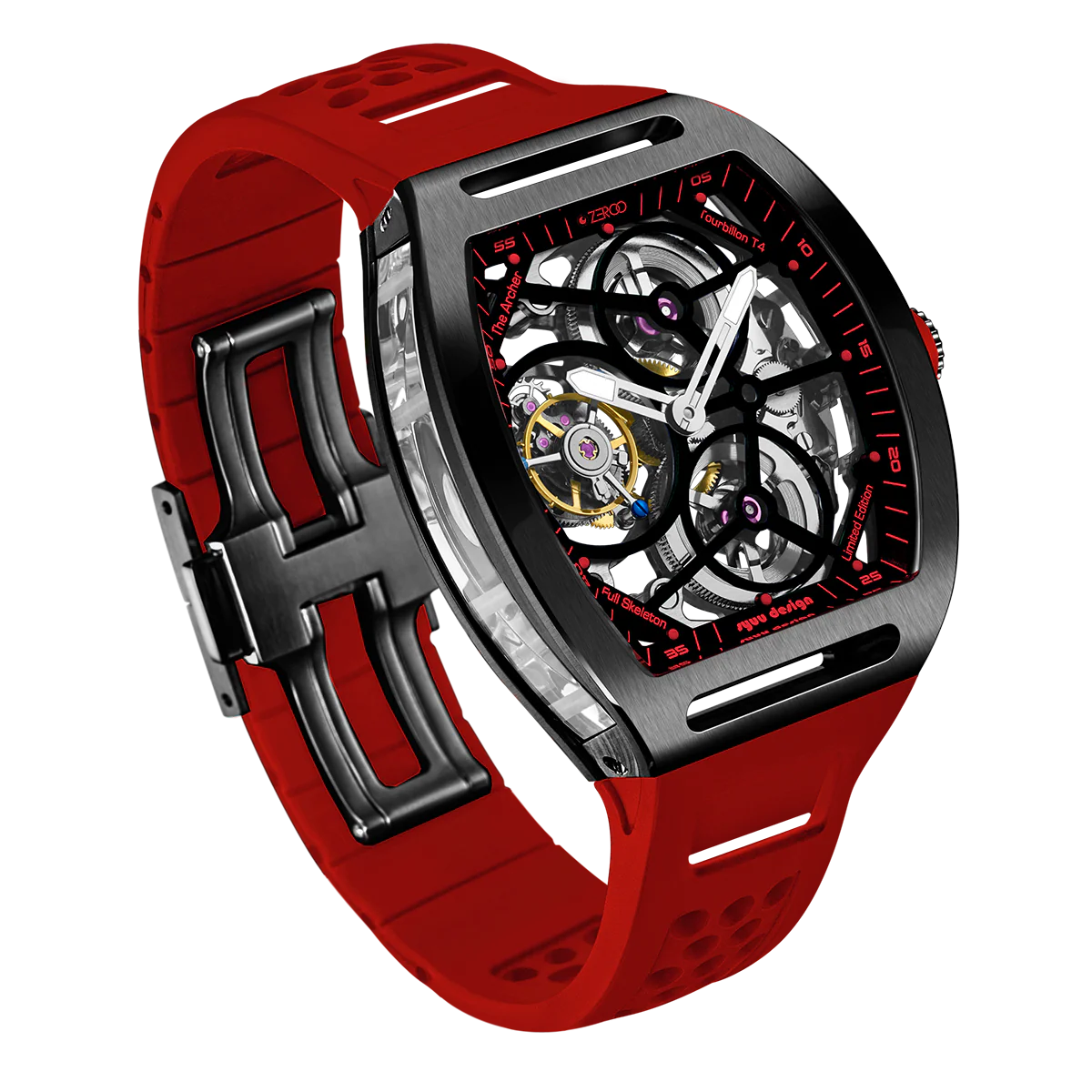 ZEROO T4 | THE ARCHER FULL SKELETON TOURBILLON