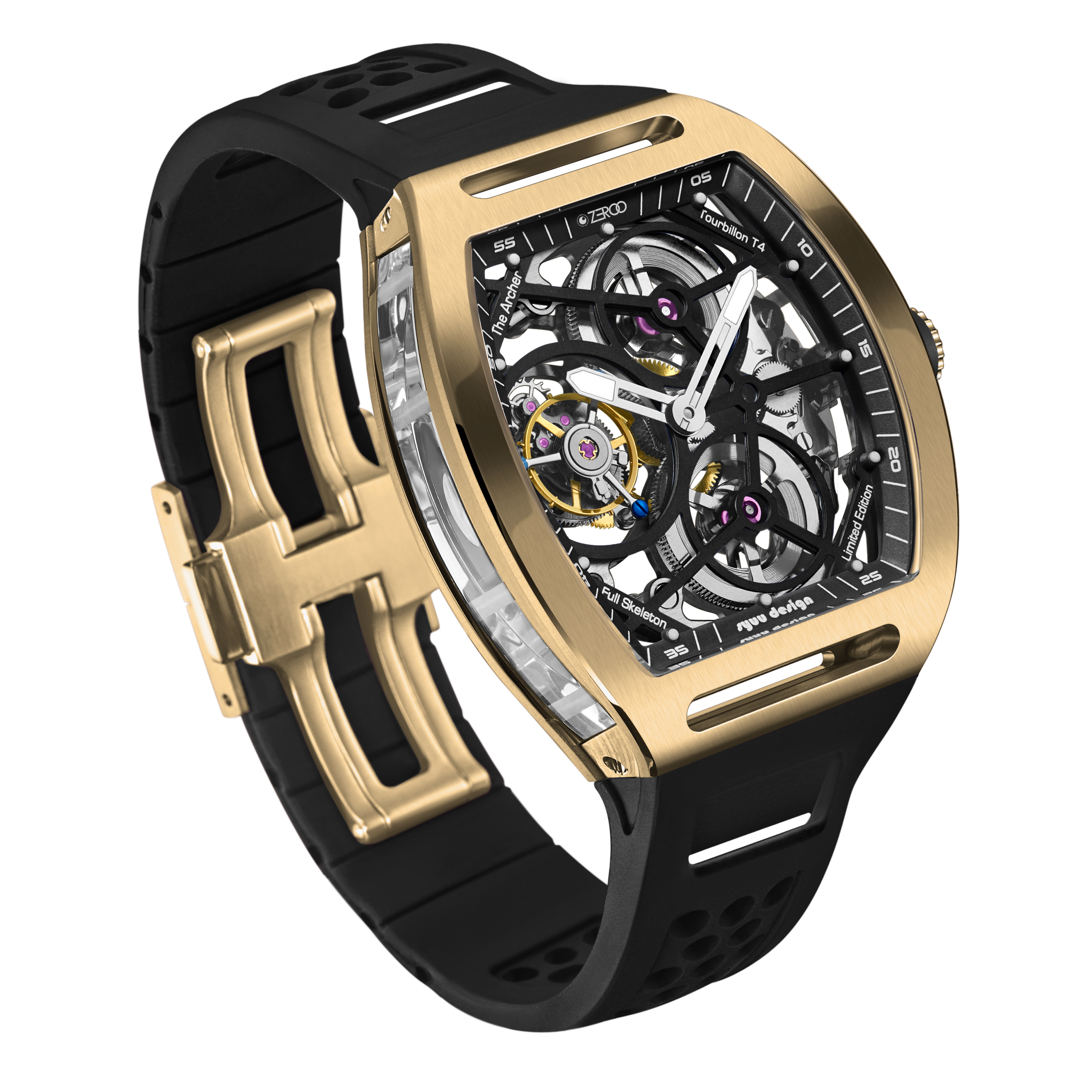 ZEROO T4 | THE ARCHER FULL SKELETON TOURBILLON