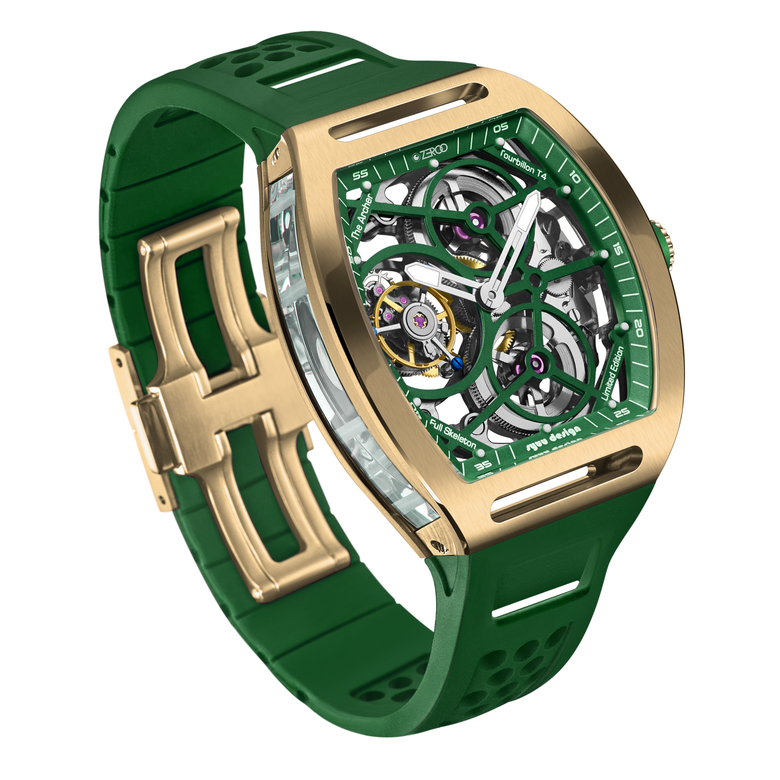 ZEROO T4 | THE ARCHER FULL SKELETON TOURBILLON