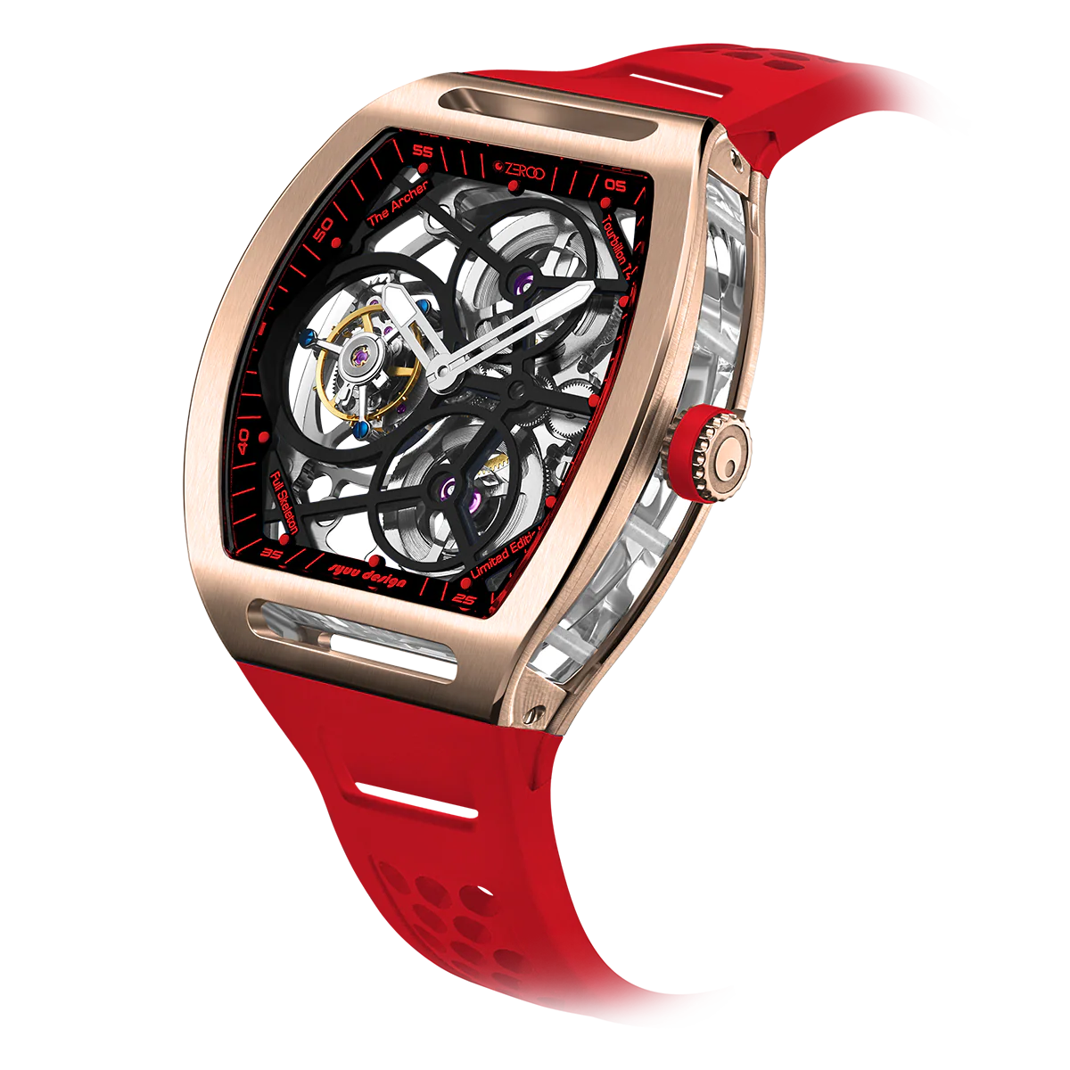ZEROO T4 | THE ARCHER FULL SKELETON TOURBILLON